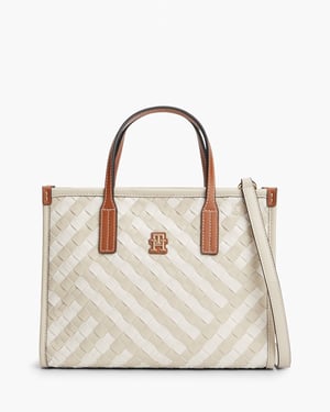 TH City Mini Tote Bag in Ivory