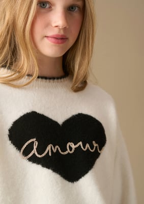 Callie Amour Heart Jumper