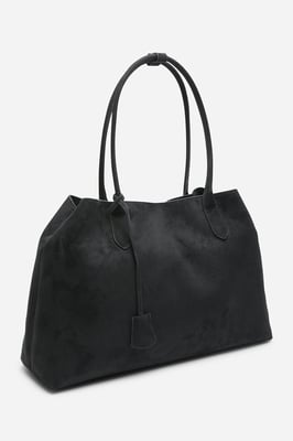 Where's That From Womens 'Drift' Suede Slouchy Shoulder Tote Bag