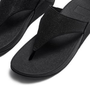 FitFlop Lulu shimmerglitz toe-post sandals