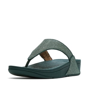 FitFlop Lulu shimmerglitz toe-post sandals
