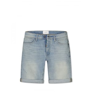 Pure Path W1621 88 denim blue green - the miles slim fit short