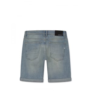 Pure Path W1621 88 denim blue green - the miles slim fit short