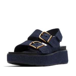 FitFlop Gen-ff max buckle denim back-strap sandals