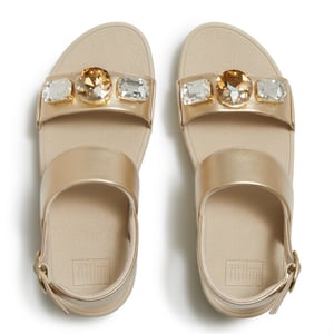 FitFlop Lulu ultra-jewel metallic back-strap sandals