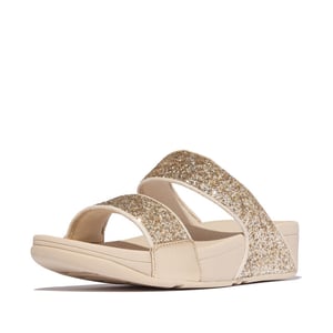 FitFlop Lulu multi-tonal glitter slides