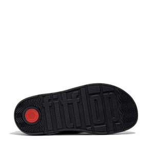 FitFlop Gen-ff buckle tumbled-leather two-bar slides