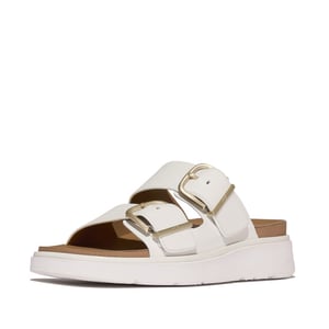 FitFlop Gen-ff buckle two-bar leather slides