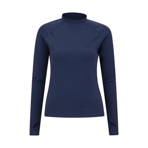 Mountain Warehouse Långärmad Rash Guard för kvinnor/damer (Mörkblå)
