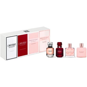 Givenchy Gift Set: LÃ¢â‚¬â„¢Interdit EDP 10ml - LÃ¢â‚¬â„¢Interdit Rouge EDP 10ml - Irresistible EDP 8ml - Irresistible Rose Velvet EDP 8ml
