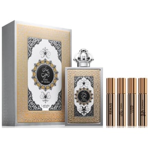 Lattafa Pride King Of Arabia 5-delige Geschenkset: EDP 100ml - 4 x 10ml EDP