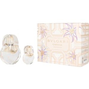 Bulgari Omnia Crystalline Set: EDT Spray 100ml + EDT 15ml
