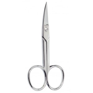 Beter Verchroomde Gebogen Manicure Schaar 9 Cm