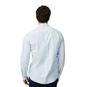 Ben Sherman Heren Signature Oxford overhemd met lange mouwen (Sky)