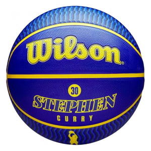 Wilson NBA Icon Stephen Curry Blue Basketballs