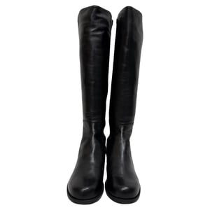 Stuart Weitzman 5050 Over The Knee Boots in Black Leather and Suede
