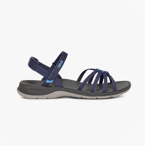 Teva Tirratraveler Womens Cross Strap Sandals Crown Blue