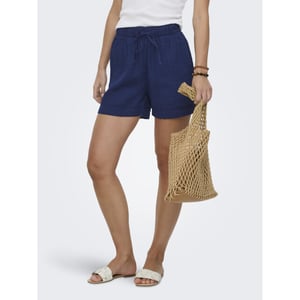 Only Onlleoni seersucker pull up shorts