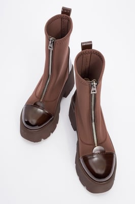 Bray Lakleren Chunky Boot (Dames)