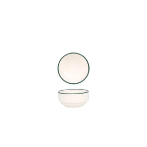 Rinart Serveerschaal green edge porselein 8 cm set van 2