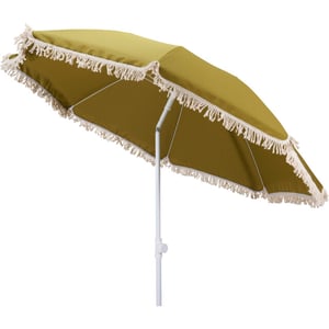 4goodz Parasol met volant 200 cm groen