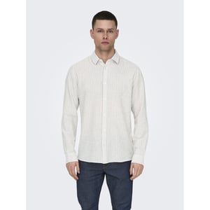 Only & Sons Onscaiden life ls stripe linen 660