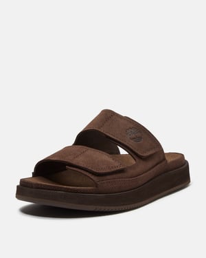 Casco Cove 2-Strap Sandals in Dark Brown