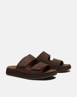 Casco Cove 2-Strap Sandals in Dark Brown