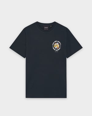 Z271 Lyle & Scott Natur T-shirt i Mörkblå