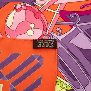 Pre-owned Les Trophee Silk Scarf 90