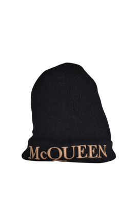 Alexander McQueen Bonnet Zwart