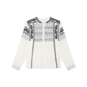 Maison Hotel Blouse lange mouw blanca