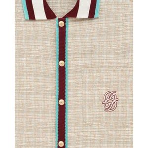 Drole De Monsieur Heren chemise en tweed d miroir