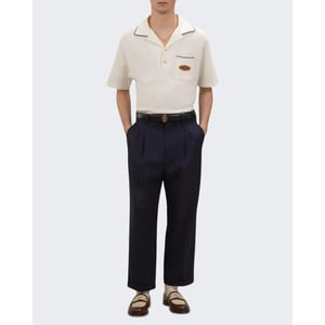 Drole De Monsieur Heren polo drôle patch