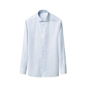 Eton Semi solid cotton lyocell shirt lange mouw overhemden 100015130