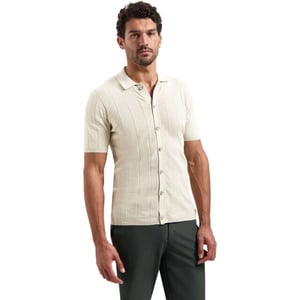 No Excess Pullover short sleeve full button p desert