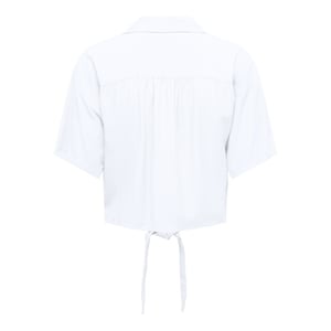 Jacqueline de Yong Jdycaya linen s/s knot shirt wvn di