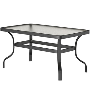 4goodz Tuintafel salontafel staal glas metaal -