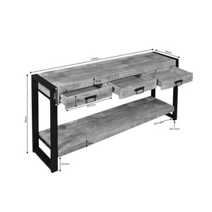 Starfurn sidetable britt - 35x150x76 cm