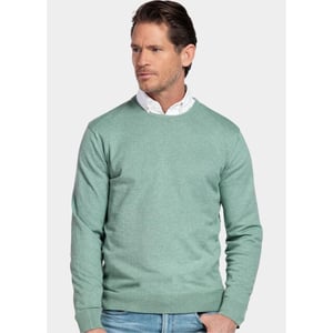 Bos Bright Blue Pullover heren cotton regular fit 618200cct-13/725