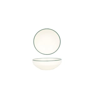 Rinart Kommetje green edge porselein 13 cm (320cc) set van 6