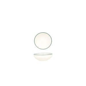 Rinart Serveerschaal green edge porselein 10 cm (100cc) set van 2