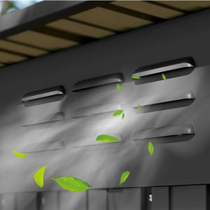 4goodz Tuinschuur metaal schuifdeur -106x159x181 cm -