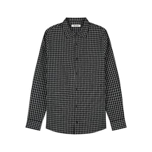 Olaf Checked seersucker ls shirt lange mouw overhemden m240308