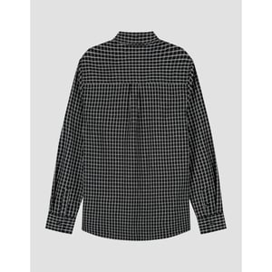 Olaf Checked seersucker ls shirt lange mouw overhemden m240308