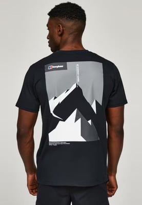Berghaus Everest Mountain Ridge T-Shirt in Black