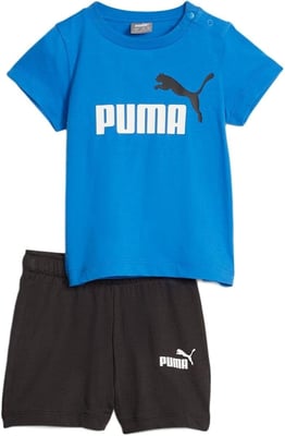 Kids Minicats T Shirt Shorts Two Piece Set in Blue