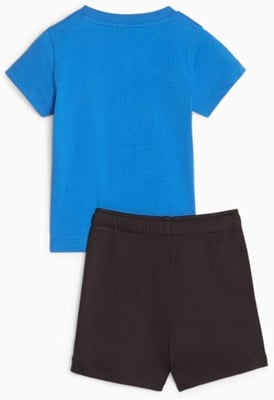 Kids Minicats T Shirt Shorts Two Piece Set in Blue
