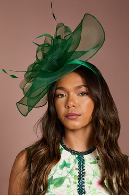 Structured Mesh Bow Flat Fascinator