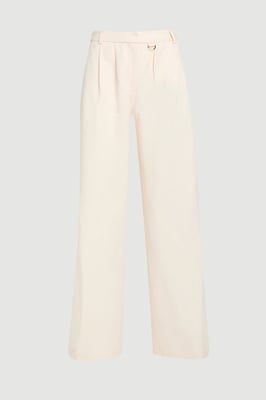 Tencel Blend Tailored Wide Leg Trouser